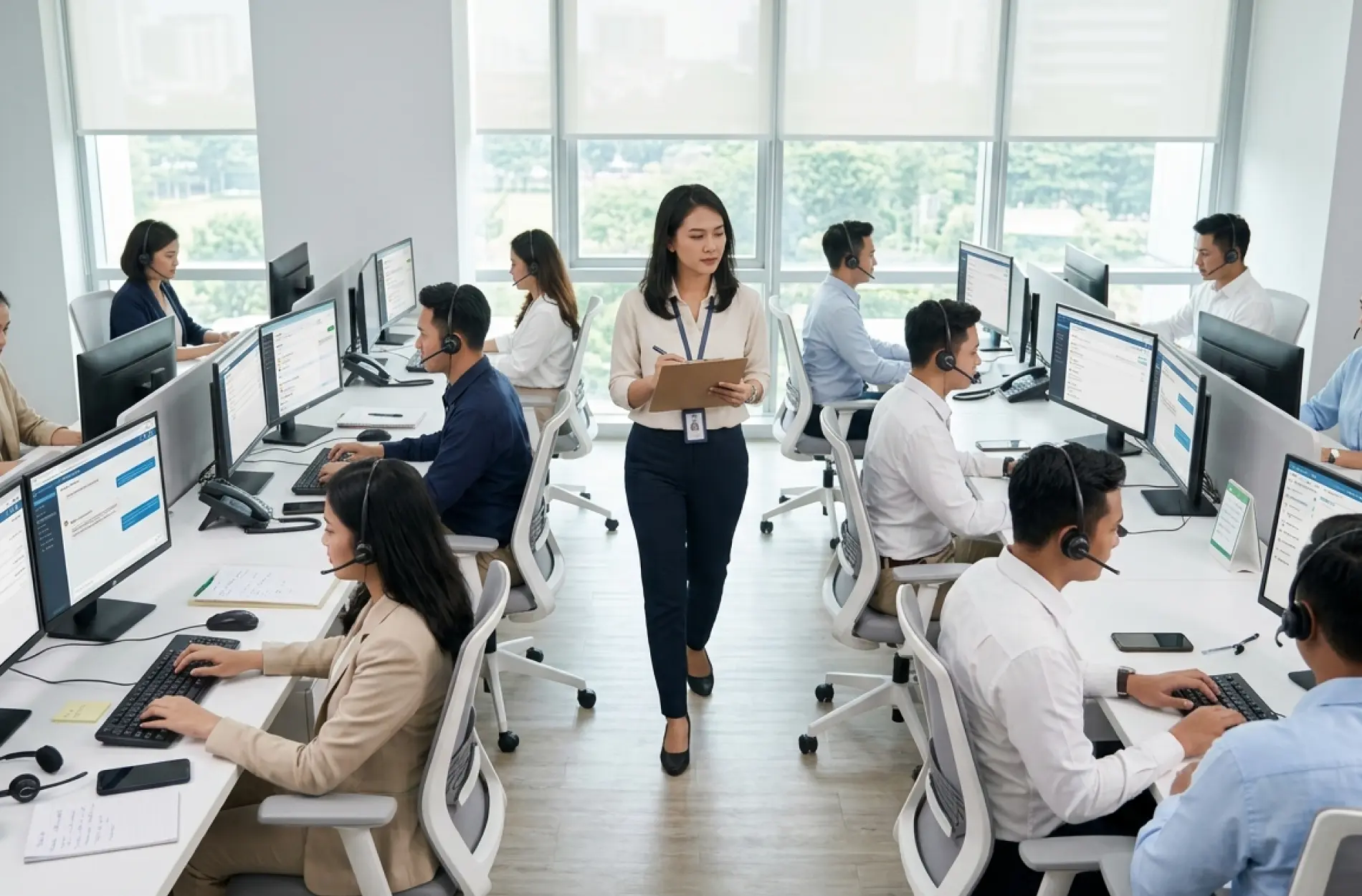 whatsapp contact center